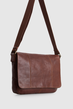 Reid Leather EW Satchel