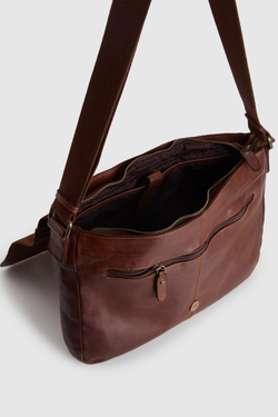Reid Leather EW Satchel