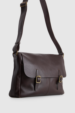 Miles Leather EW Satchel