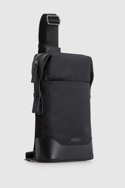 Zane Nylon/Leather Sling Bag
