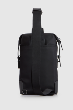 Zane Nylon/Leather Sling Bag