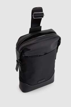 Zane Nylon/Leather Sling Bag