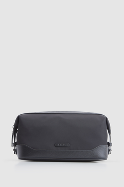 Zane Nylon/Leather Washbag