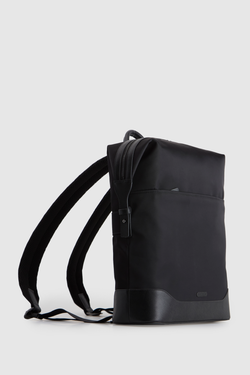 Zane Nylon/Leather Backpack
