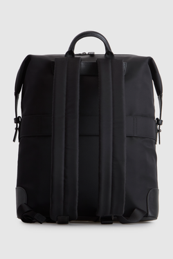 Zane Nylon/Leather Backpack