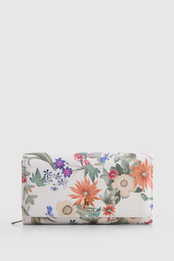 Floral Large Clutch Wallet