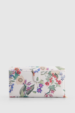 Floral Large Clutch Wallet