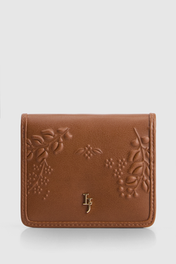 Embossed Press Stud Wallet