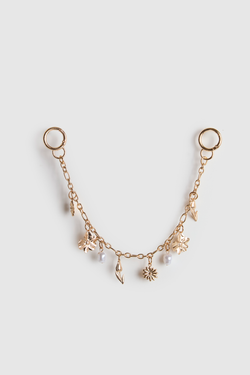 Floral Cluster Bag Charm