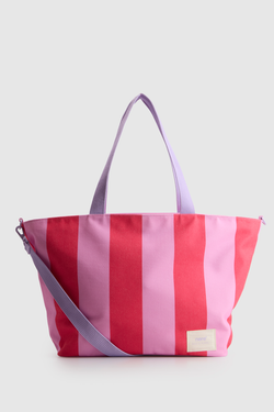 Beach Club Stripe Tote Bag