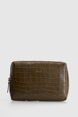 Dahlia Croc Emboss Multi Pouches