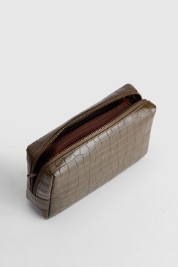 Dahlia Croc Emboss Multi Pouches
