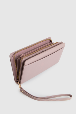RFID Lily Large Zip Wallet