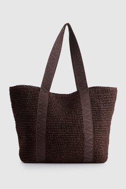 Fallon Large Straw Tote Bag