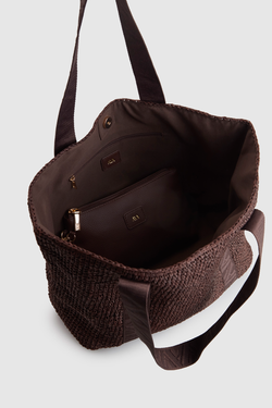 Fallon Large Straw Tote Bag