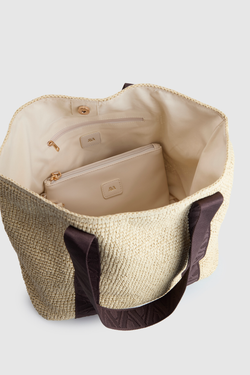 Fallon Large Straw Tote Bag