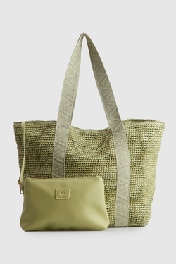 Fallon Large Straw Tote Bag