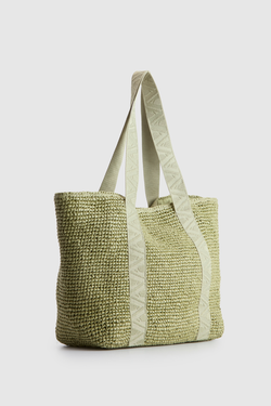 Fallon Large Straw Tote Bag