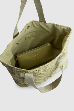Fallon Large Straw Tote Bag