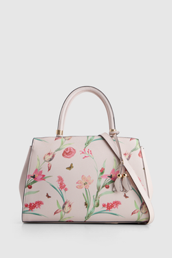 Cherry Floral Tote Bag