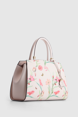 Cherry Floral Tote Bag