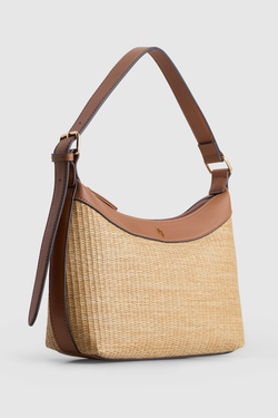 Solene Straw Shoulder Bag
