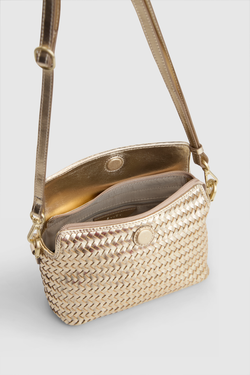 Clara Weave Mini Shoulder Bag
