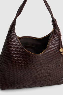 Nina Weave Large Shoulder Bag