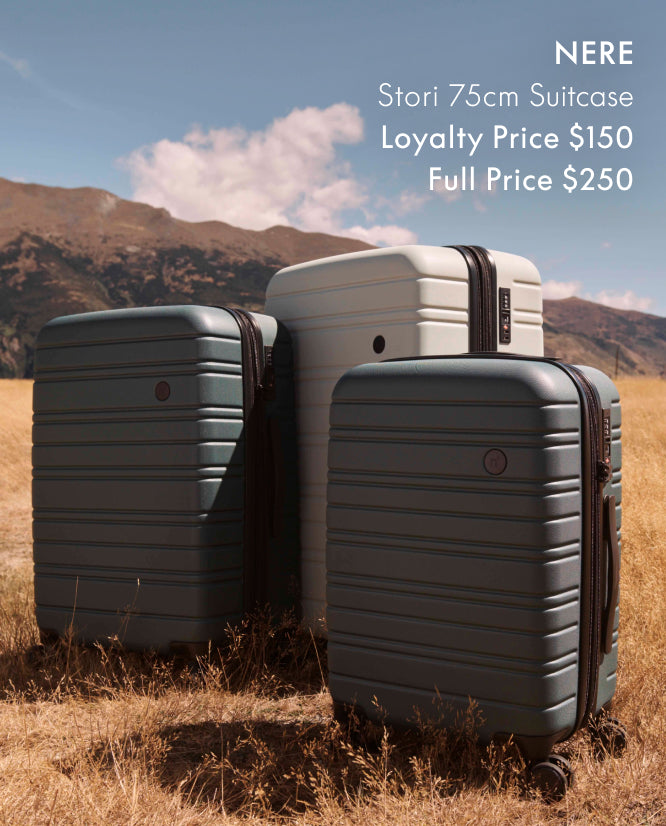 <font size="7"><b>NERE</b></font><br> <font size="5">40% Off All Suitcases*</font>