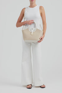 Alina Straw Grab Tote