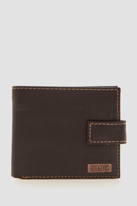 RFID Leather Tab Wallet