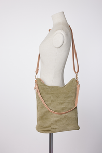 Rayon Crochet Bucket Bag