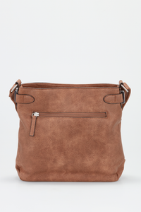 Tri-Pocket Crossbody Bag