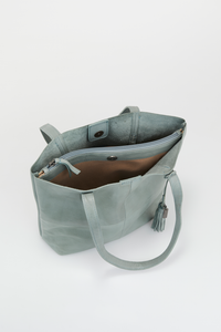 Alba Leather Unlined Shopper Bag