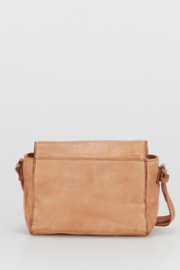 Zurra Leather Flapover Bag