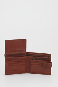 RFID Harris Leather Tab Wallet