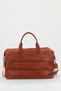 Pia Leather Weekender Bag