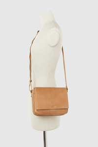 Bella Leather Flapover Bag