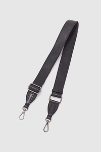 Wide Long Leather Strap