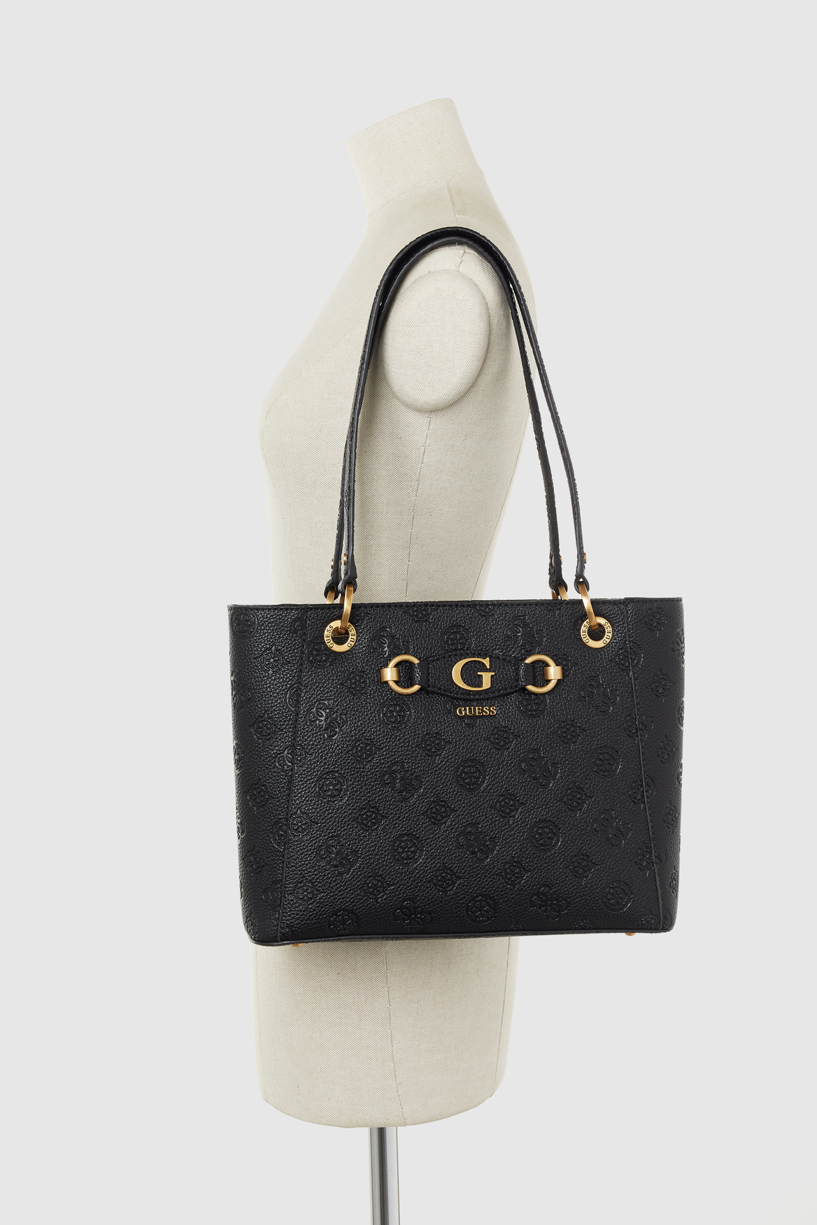 Guess canvas top tote bag