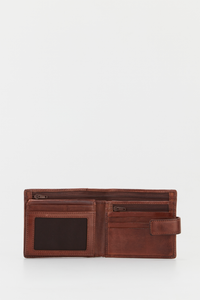 Leather Wallet & Key Fob Set