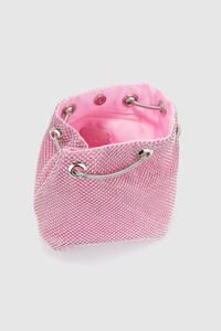Poppy Diamante Bucket Clutch Bag
