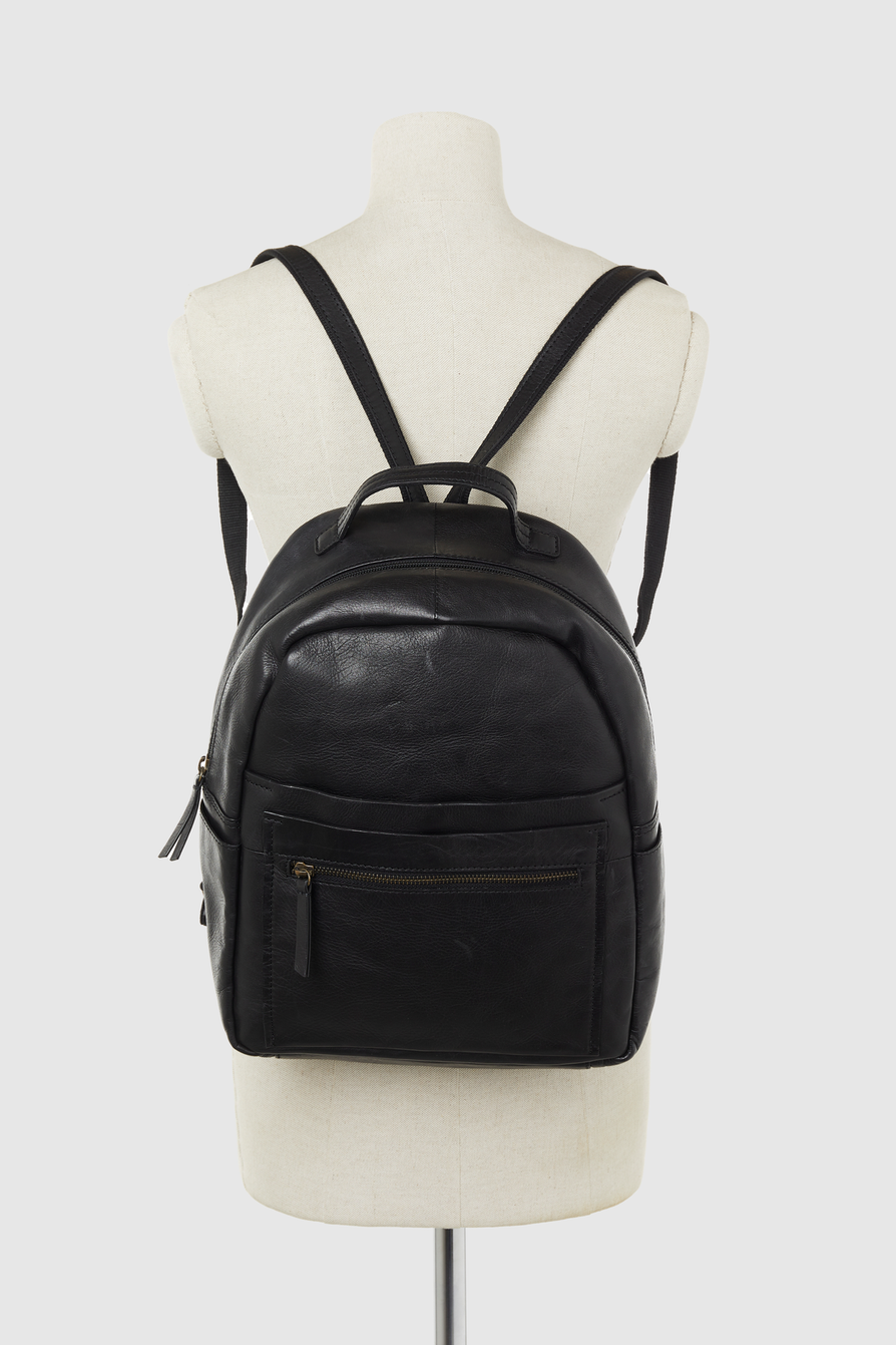 Leather backpack strandbags hotsell