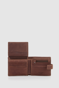 Leather Tab Wallet