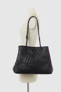 Astrid Quilted Zip Tote Bag