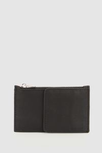Leather Flap CC & Coin Wallet