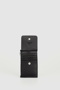 Leather Flap CC & Coin Wallet