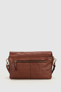 Ari Leather Flapover Bag