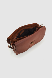 Ari Leather Flapover Bag