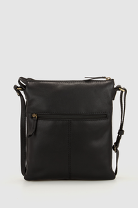 Lu Leather Slim Crossbody Bag